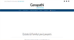 Desktop Screenshot of ganapathico.com