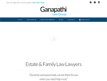 Tablet Screenshot of ganapathico.com